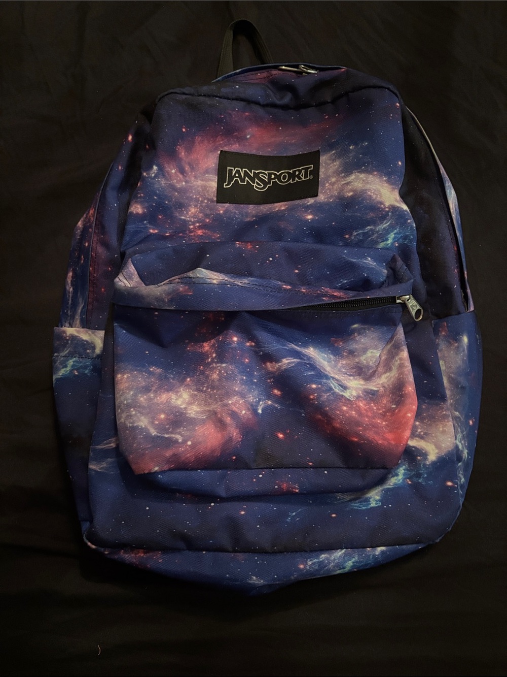Jansport Galaxy Print Backpack - Navy, Purple, Pink